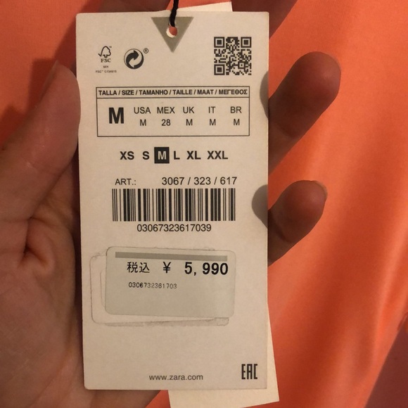 Neon Zara Dress - Picture 4 of 4